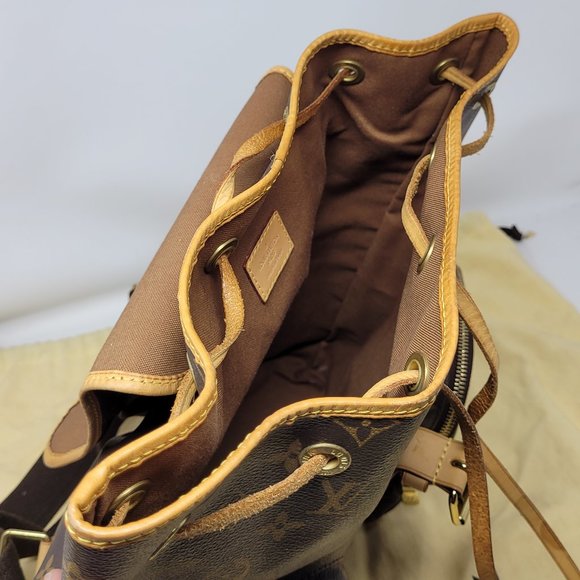 LOUIS VUITTON Monogram Canvas Backpack Sac Ad Bosp - Picture 14 of 16